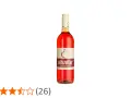 Flasche mit rosafarbenem Uhudler Wein, "Das Original" steht auf dem Etikett.