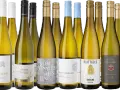 Eine Auswahl an Flaschen mit Gutedel Wein, darunter Riesling und Sauvignon Blanc, bereit für den Genuss.