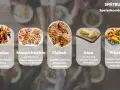 Spätburgunder-Speisekombinationen: Gemüse, Meeresfrüchte, Fleisch, Käse und Früchte. Ein Genuss, der den Pinot Noir Geschmack unterstreicht.