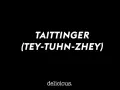 Taittinger Aussprache: Tey-tuhn-zhey. Ein köstlicher Champagner, der so gut schmeckt, wie er klingt.